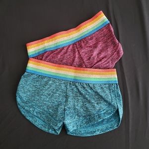 2-Pack Scrunch Butt Pole Shorts Large